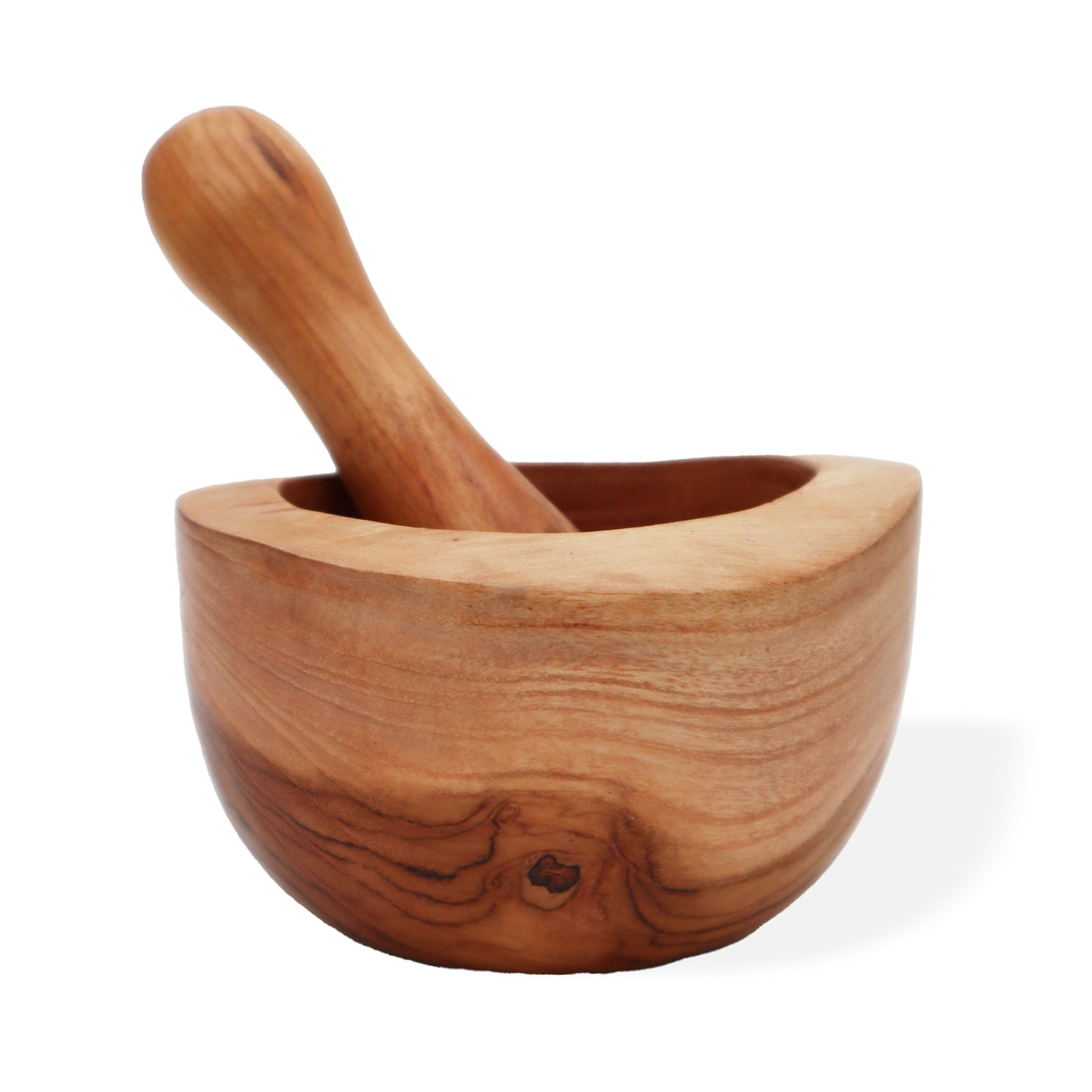 Ergo Teak Pestle & Mortar Large